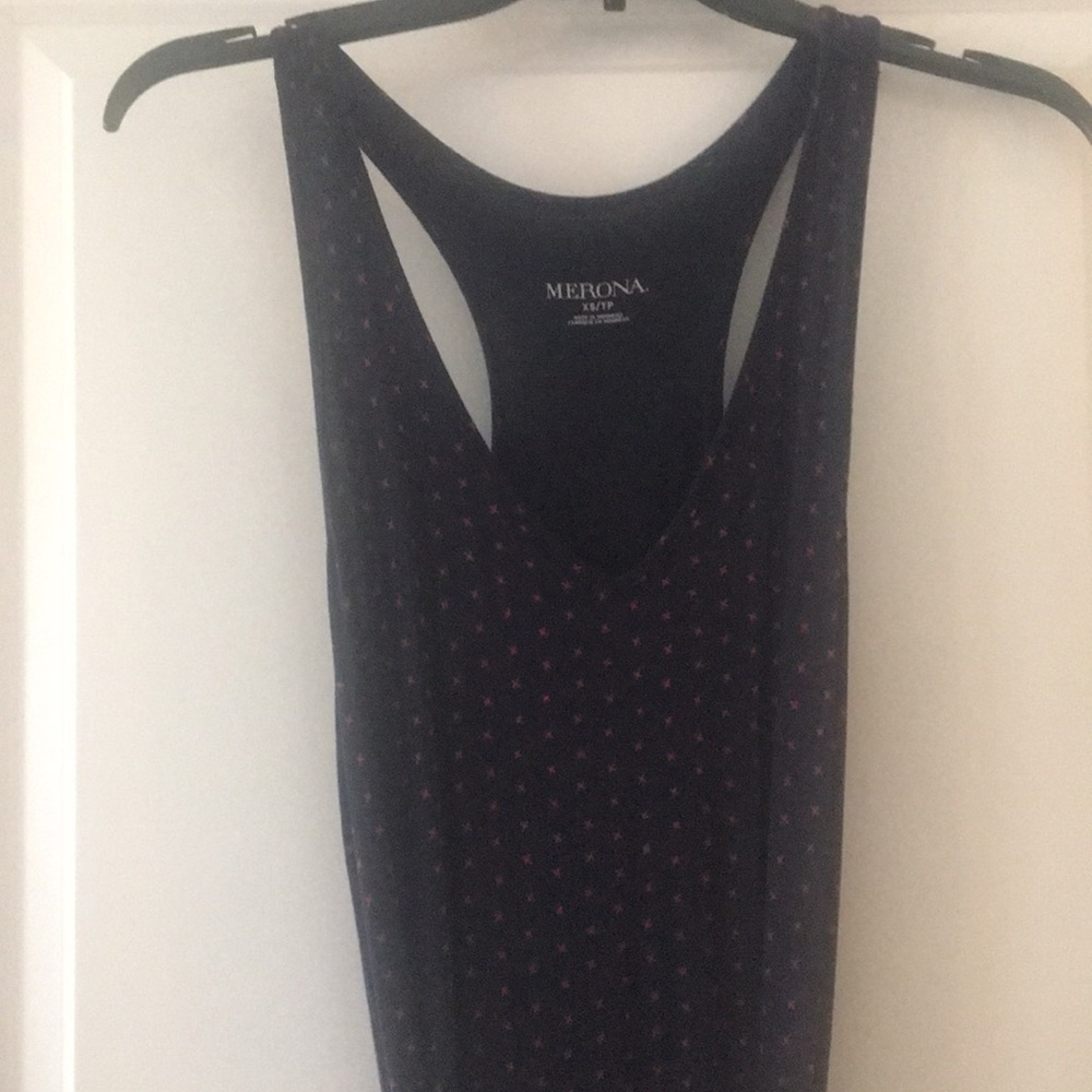 Maxi Pink and Navy Dress